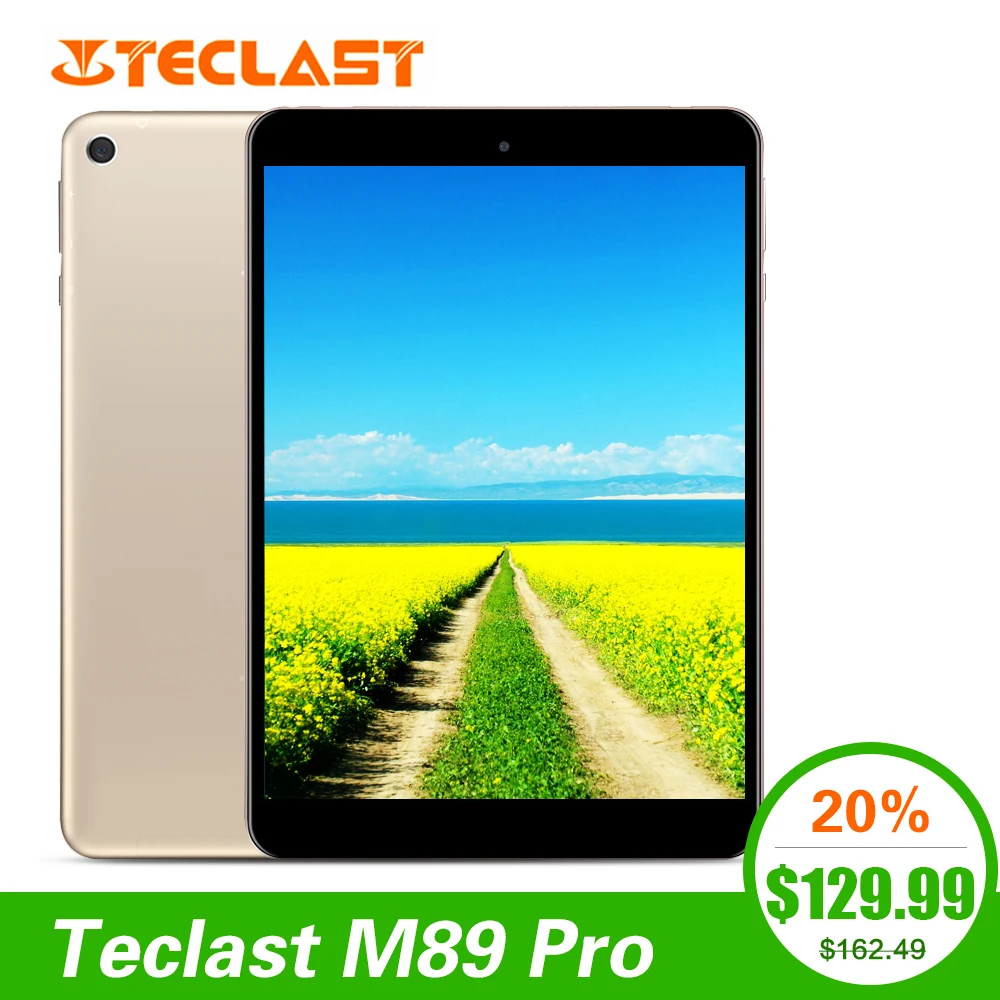 أحدث Teclast M89 برو 7.9 بوصة 3 GB RAM 32 GB ROM IPS X27 عشاري النواة 2048 × 1536 نوع -C 2.4G + 5G ثنائي الموجات WiFi المعادن رقيقة اللوحي