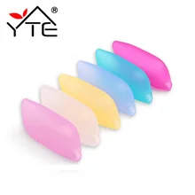 Food Grade Toothbrush Holder Head Case Cap Eco Friendly Silicone Cover Portable Travel Toothbrush Holder Bathroom