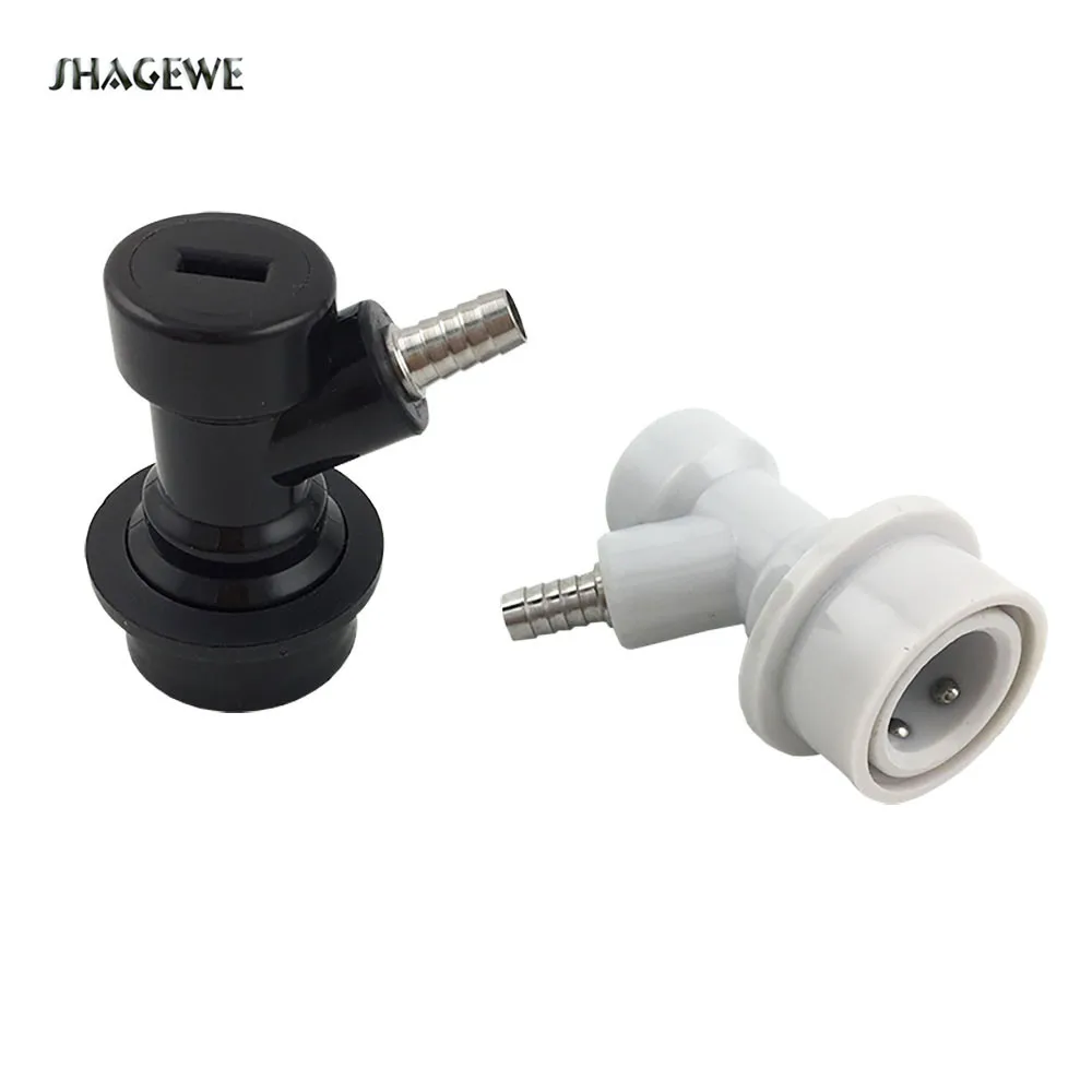 

Cornelius corny keg Dispense Ball Lock Liquid & Gas Disconnect with 1/4inch Barb For Homebrew Beer Keg