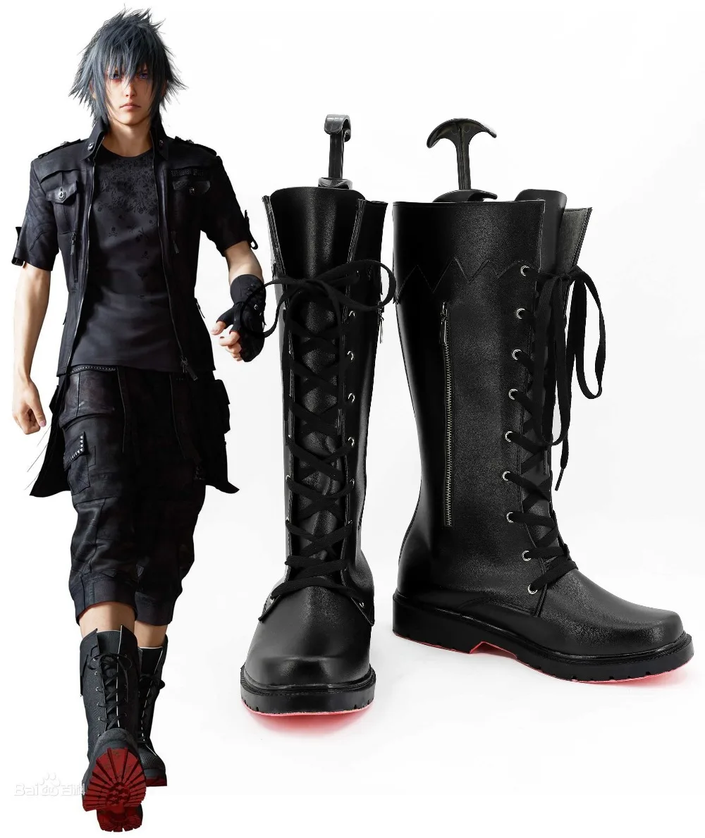 Обувь для взрослых FF XV FF15 Noctis Lucis Caelum Noct костюмы косплея ботинки мужчин и женщин