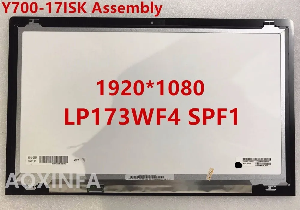 Оригинал для Ideapad Y700-17ISK Y700-17 экран в сборе 17 3 дюймов LP173WF4 SPF1 1920*1080 | Компьютеры и