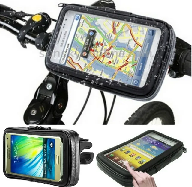 

Motorcycle Bicycle Phone Holder Mobile Phone Support Stand for iPhone 8 7 6 plus BQ X- M5.5 E5.0 Huawei THL T6 Waterproof Case
