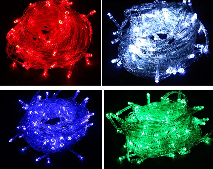 

Decorative Lights Christmas festive arrangement of lights the stars flash 10 m 100 lamp color LED lights