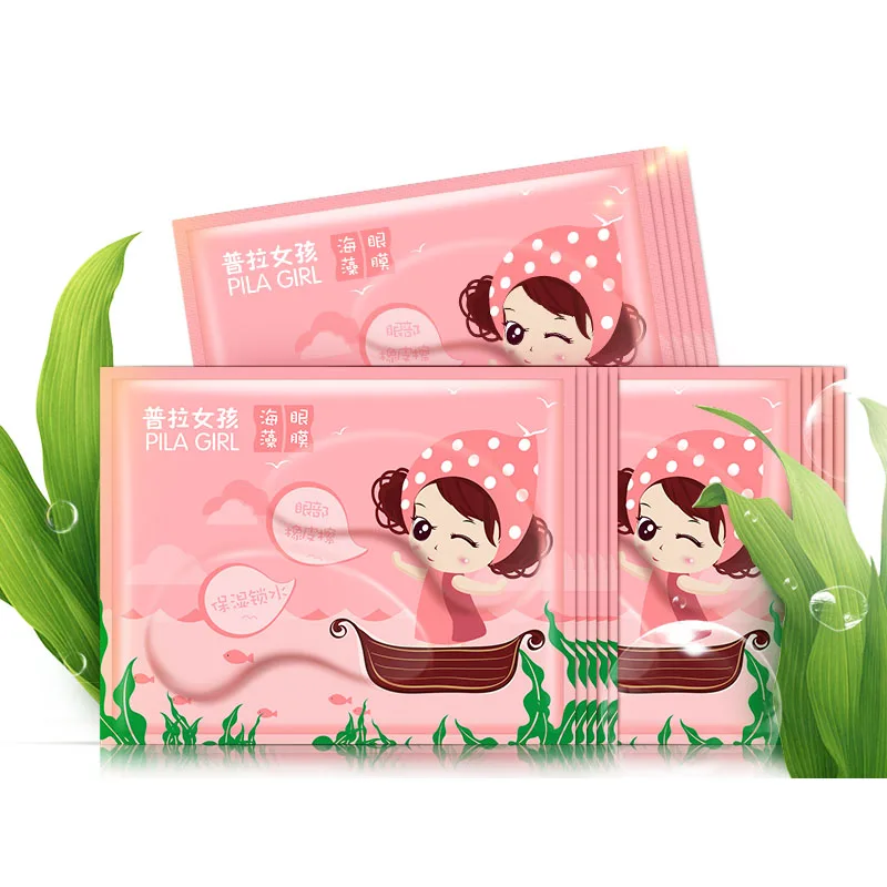 

10pcs=5Pack Crystal Collagen Eye Mask Fade Dark Eyes whey protein protei colageno eye patches bioaqua stripe ojeras face cream