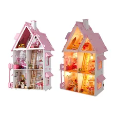 DIY кукольный коттеджный домик Sunshine Alice без пылезащитного чехла