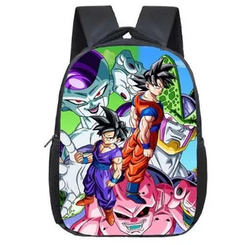 

12 Inch Anime Dragon Ball Children School Bags Sun Goku Boys Girls Kindergarten Printing Backpack Kids Daily Bags Gift Backpacks