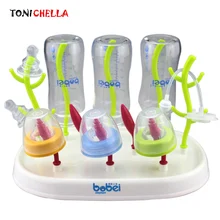 Бутылочка для малышей, бутылочки для кормления, чистящие сушильные стеллажи для хранения, соски для новорожденных, 10 футов, полка для чашки BB3104