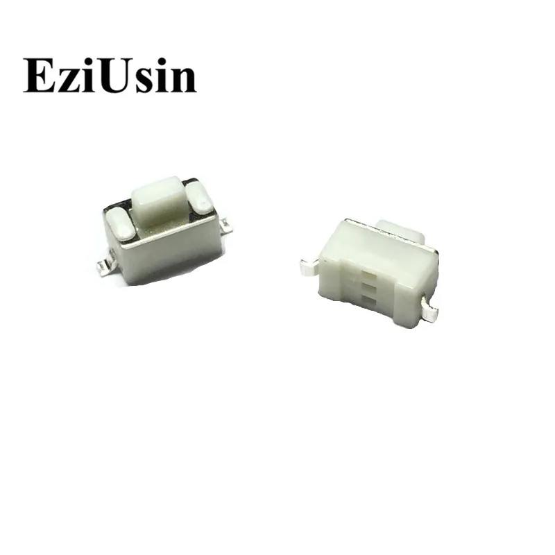 EziUsin 100 шт. 3*6*5 Белый SMD сенсорная кнопка Микро-переключатель ON/OFF для мобильного