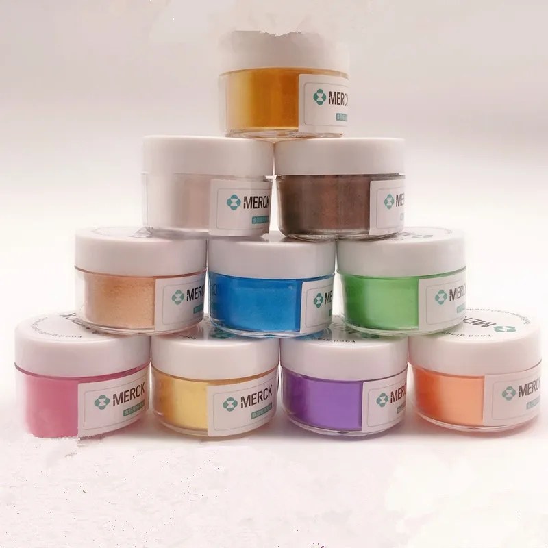 

5 Grams 24K Edible Food Pigment Powder 10 Colors available for decorating Chocolate Fondant Cake Arts Food decoration Dust