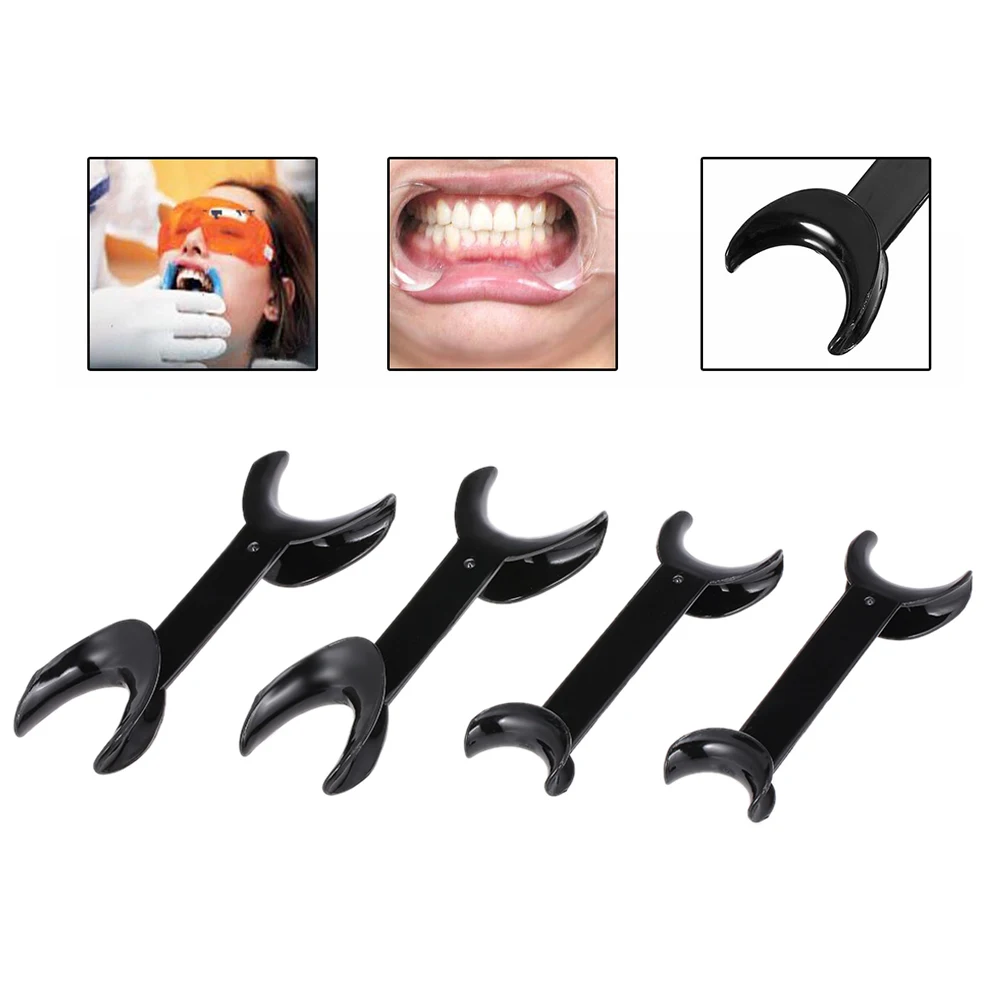 

4 Size T-Shape Double Head Dental OpenerIntraoral Cheek Lip Retractor Opener Orthodontic Teeth Mouth Opener Dentistry Equipment