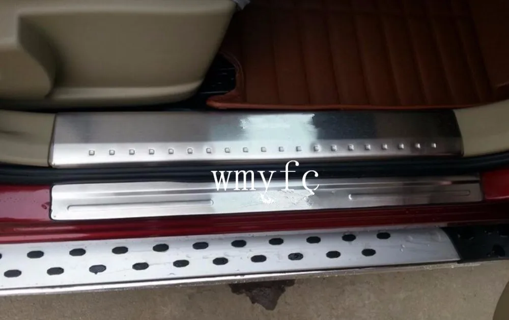 

Stainless Steel Inside & Outside Door Sill Scuff Plate 8pcs Fit For Nissan Qashqai Dualis 2008 2009 2010 2012 2013
