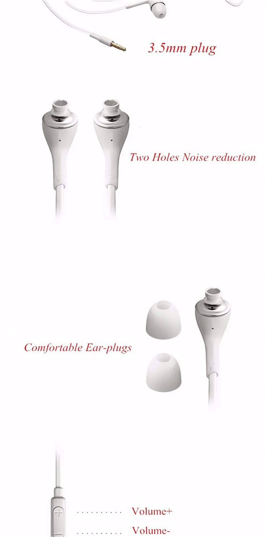 S4 earphones for phone earphone with microphone (3)