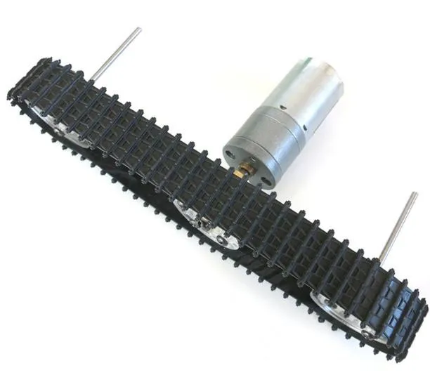 

32mm Track + Wheel Assembly DIY Tank Model Wheels Include Coupling Sleeve Shaft
