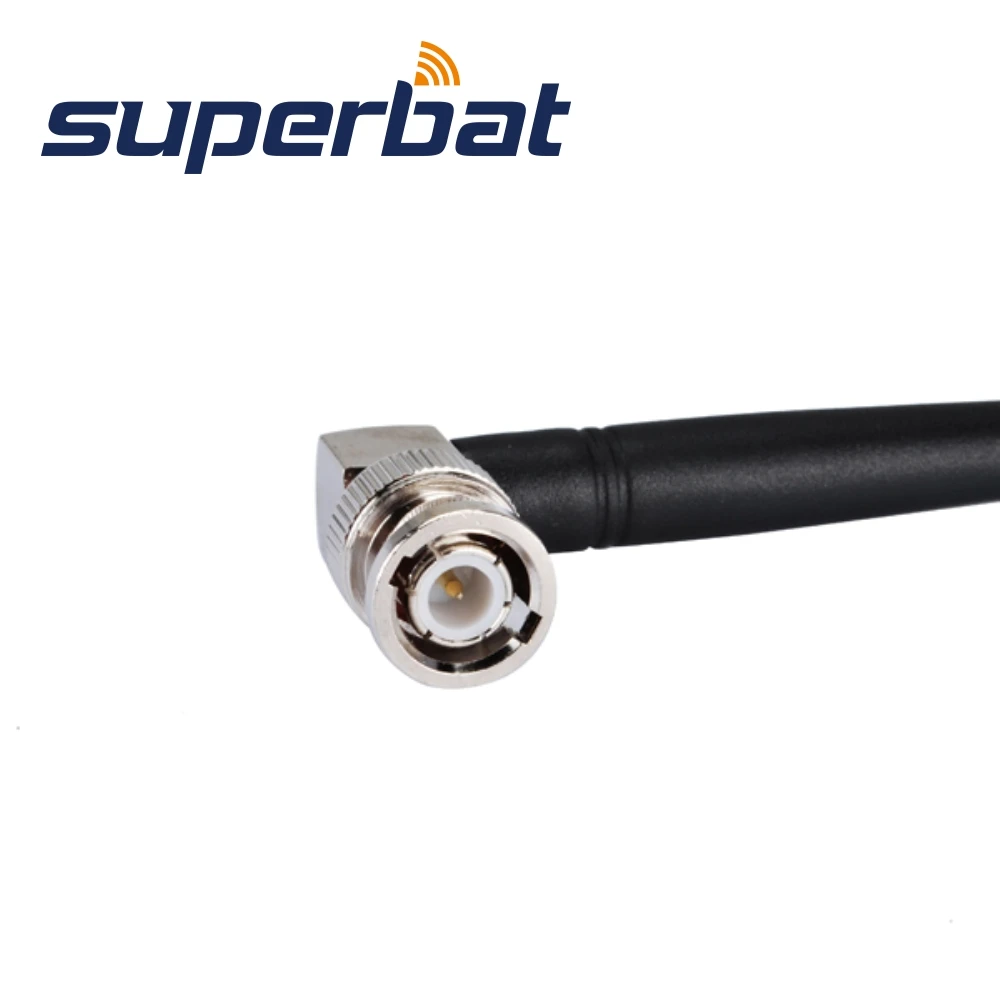 Superbat wifi антенна 2,4 GHz 3dBi Omni BNC штекер правый угол для беспроводного маршрутизатора и WLAN PCI карты