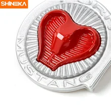 SHINEKA Car Engine Start/Stop Switch Button Cover Trim Keyless Cobra Cover Interior Moulding for Ford Mustang 2015+ цена SHINEKA Car Engine Start/Stop Switch Button Cover Trim Keyless Cobra Cover Interior Moulding for Ford Mustang 2015+ цены онлайн