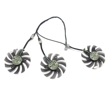 Novo 3 pçs/lote t128010su 75mm 4pin gtx770 760 680 refrigerador ventilador reaplce para n670oc 680oc 760oc 770oc n960 970 980 n78toc placa de vídeo