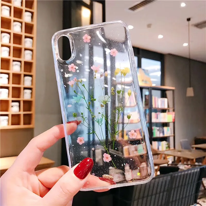 Прозрачный чехол ручной работы для iPhone 11 Pro Max X 7 8 Plus XS XR SE 2020 TPU задняя крышка