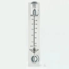 2-18LPM 1/" с британской конической трубной наружной резьбой панель ПММА Тип жидкости Поплавковый расходомер воды ротаметр расходомер без клапана управления