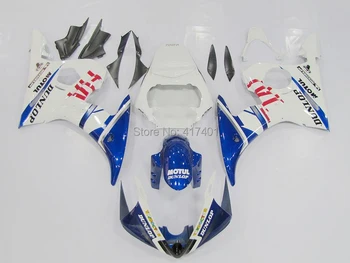 

Freecustom Blue white fairings for Yamaha YZF-R6 03 - 05 YZF R6 03 04 05 YZF 600 R6 2003 2004 2005 fairing part #akjs + 7GIFTS