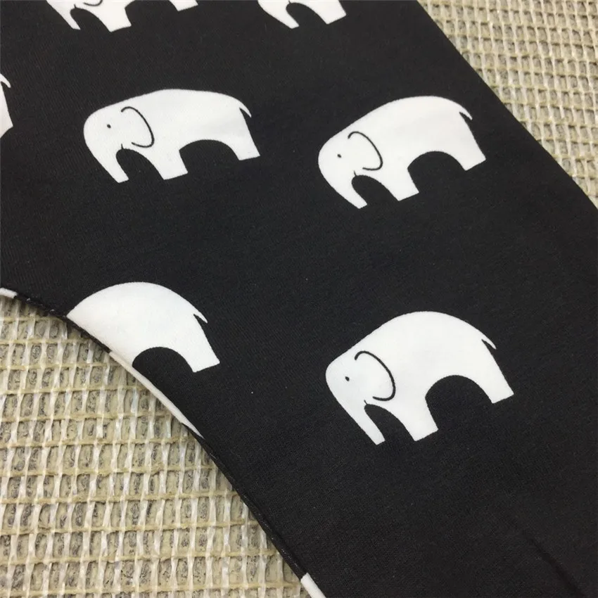 Штаны для маленьких мальчиков и девочек штаны-шаровары г. новые модные леггинсы для новорожденных детские брюки для малышей леггинсы с изображением слона для малышей 22