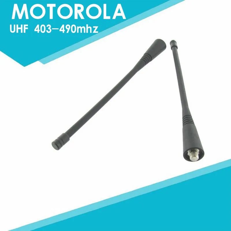 2 шт. UHF 400-470 МГц Гибкая кнутая антенна для motorola GP338 GP328 GP3188 GP68 GP340 GP88S GP88 CP140 и т. д.