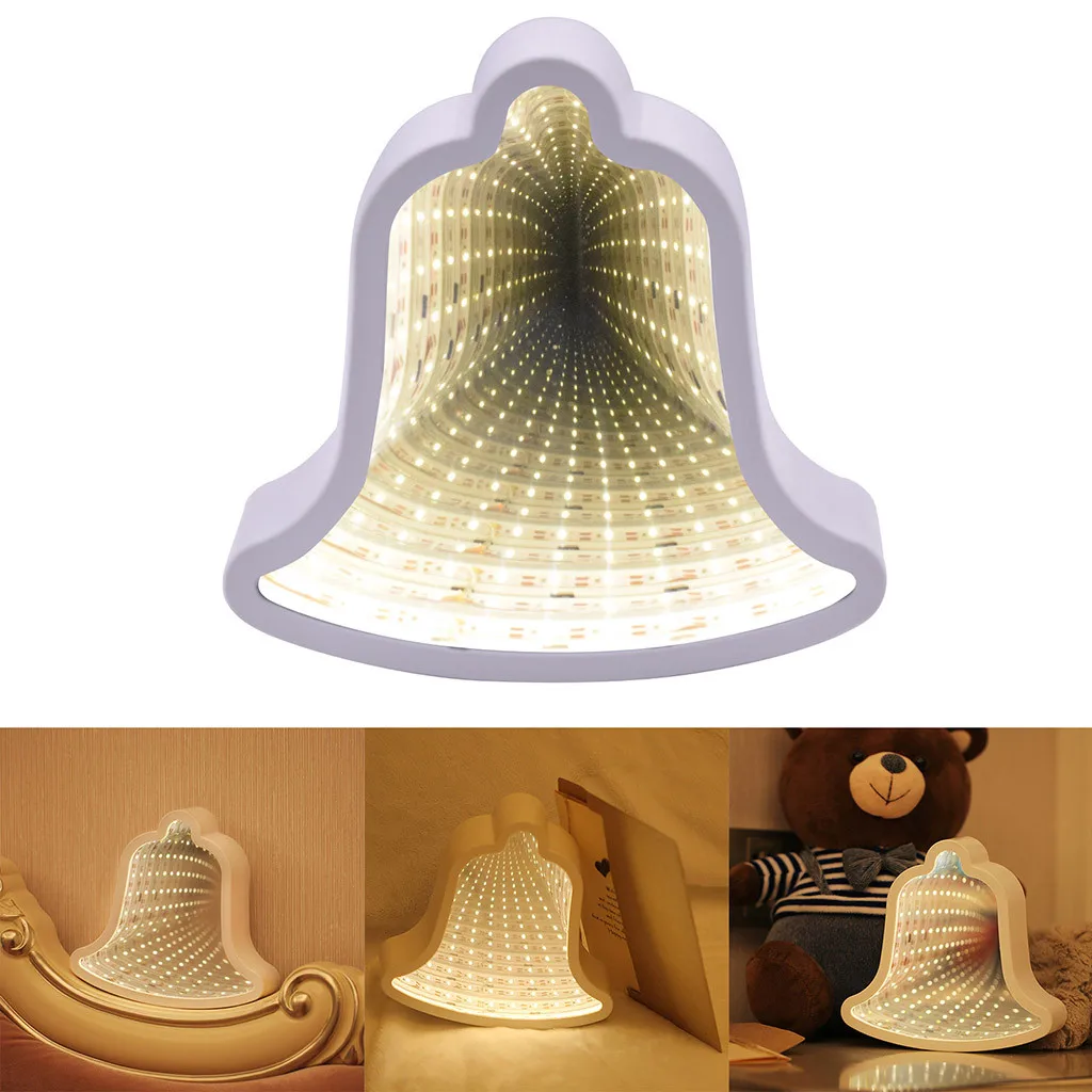 

Led Space-time Mirror Tunnel Lamp Holiday Home Decor Night Light Led Party Led Glow Party Rave Festival Detalles De Boda 2020