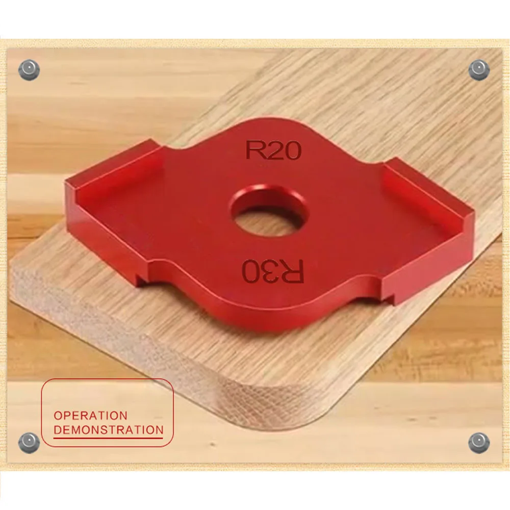 

Arc Steel Ruler Woodworking Fillet R Angle Arc Angle Positioning Template Ruler Woodworking Tool Set 2Pcs/Set Aluminum Alloy