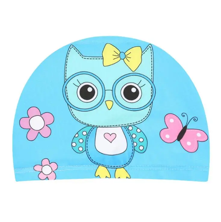 kids fabric swimming hat