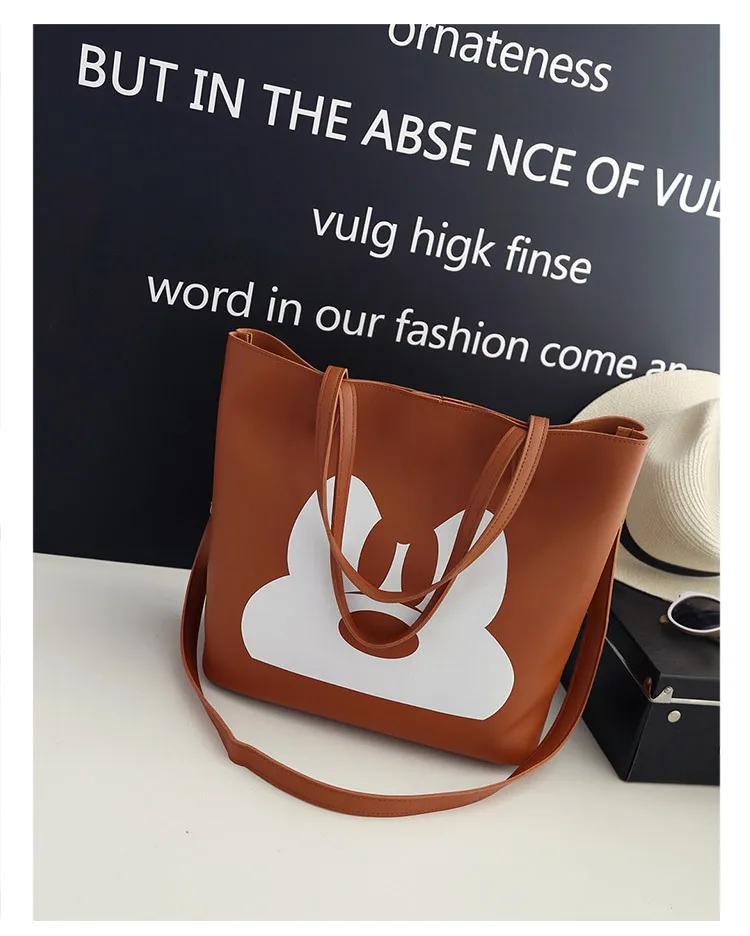 Дисней Микки Маус леди мультфильм плечо сумка модная сумка аксессуары для одежды Высокая емкость хранения подарочная сумка