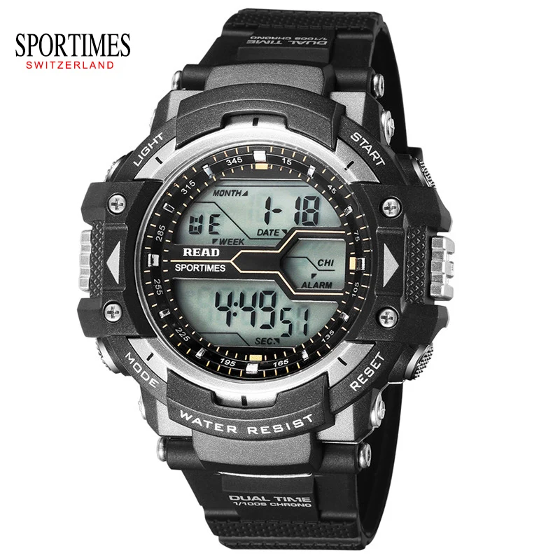 Luxury Brand READ Watch Men Digital Mens Watches Waterproof Multifunction Sports Wristwatches Man Clock Male Fashion
