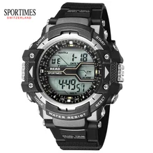 Marque de luxe READ Montre Hommes Numérique Hommes Montres Étanche Multifonction Sport Montres Homme Horloge Mâle De Mode Heures 90010