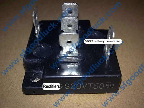S20VT60 Diode 3 Phase Bridge Diode 600V 20A 5-Pin Case SVT Weight:31g(typ.)