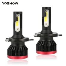10pairs H7 LED Headlight Bulbs 10000LM 50W 6500K DOB Mini Size H1 H3 HB3 HB4 H8 H11 Car Lights H4 Headlamp Fog Light 12v 24v