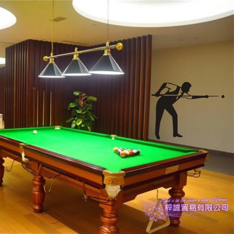 Cue Aim Billiard Snooker Pyramid 3d View Wall Sticker Poster Decal A643