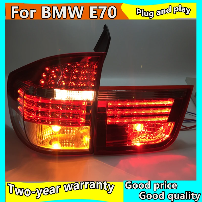 

Car Styling Tail Lamp for BMW E70 X5 Tail Lights 2007-2010 for X5 E70 Rear Light DRL+Turn Signal+Brake+Reverse