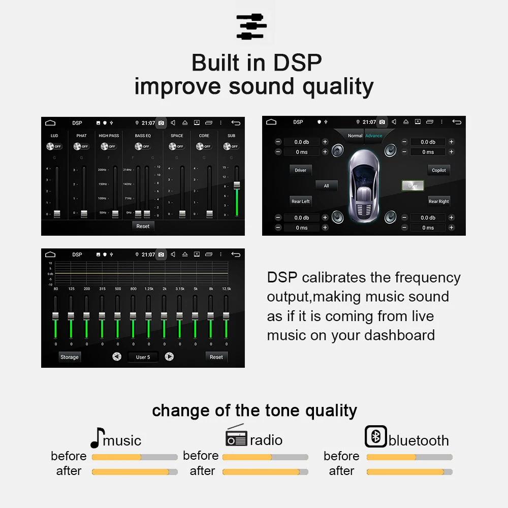 Perfect DSP Android 9.0 Octa Core 64G+4G RAM Car DVD Player For GMC Yukon Tahoe 2007-2012 GPS Glonass Map RDS Radio wifi Bluetooth touch 1 Perfect DSP Android 9.0 Octa Core 64G+4G RAM Car DVD Player For GMC Yukon Tahoe 2007-2012 GPS Glonass Map RDS Radio wifi Bluetooth touch 1