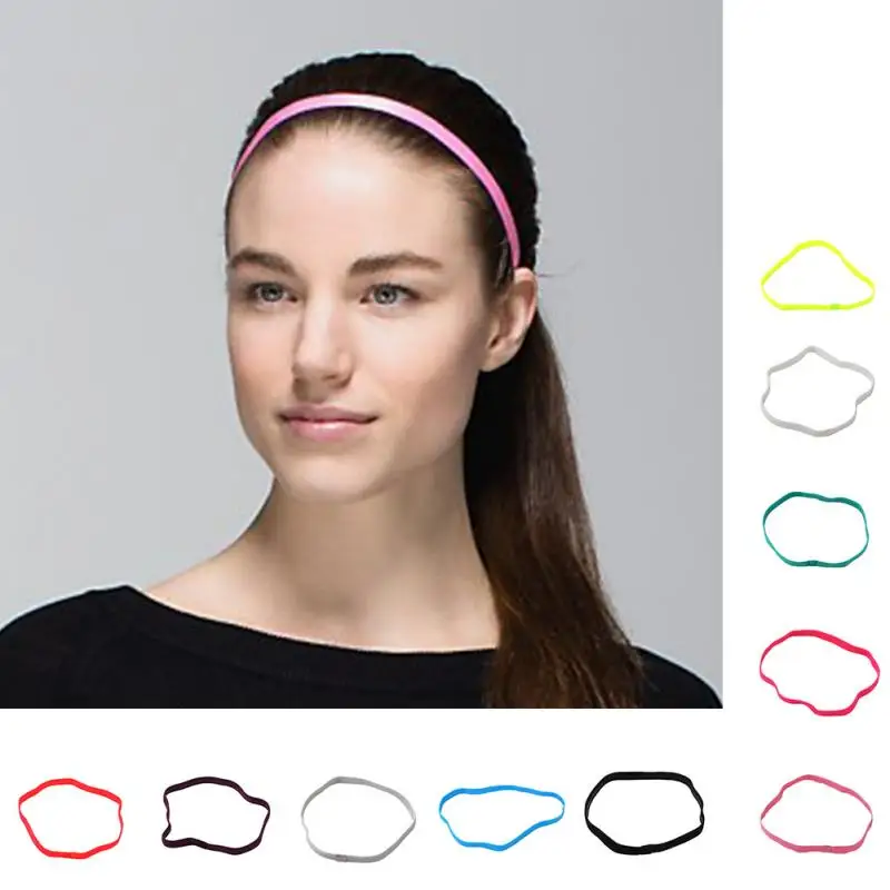 Fashion Women Men Sport hair bands headband girls Anti slip Elastic