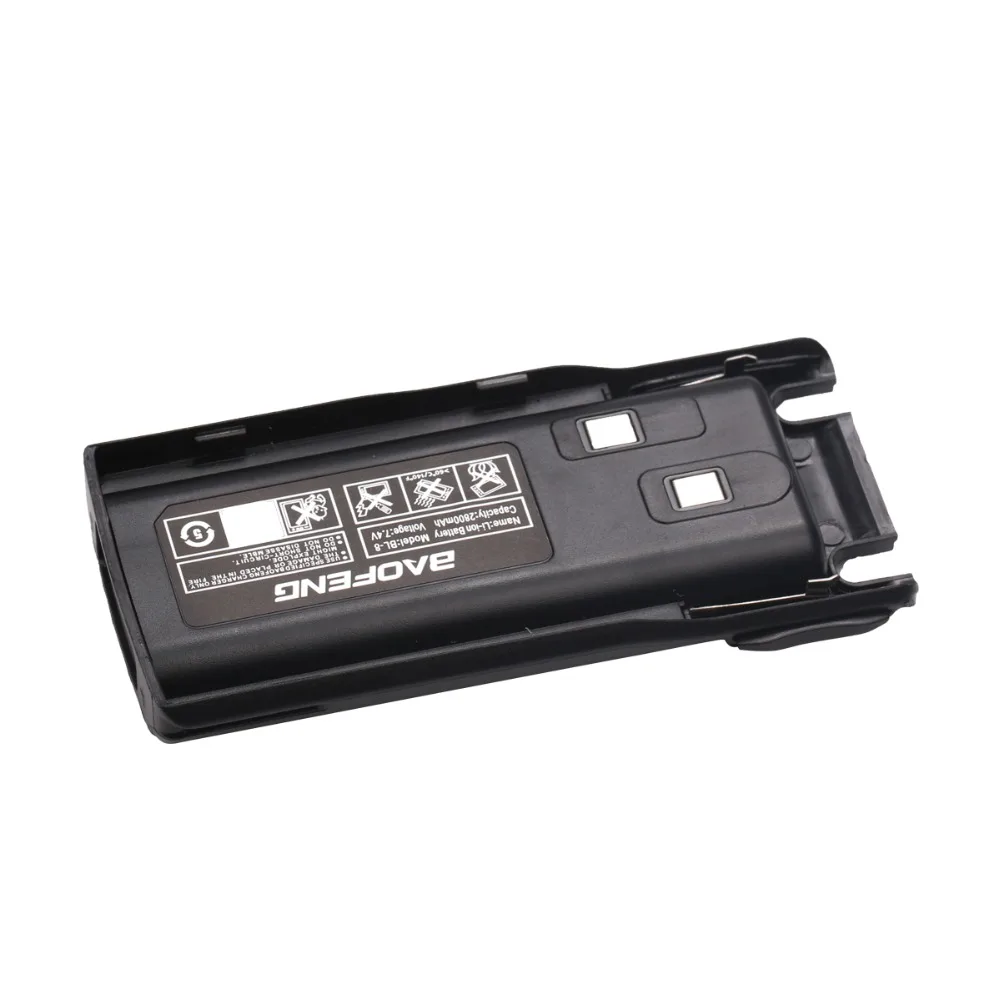 2 шт. BAOFENG UV-82 BL-8 7,4 V 2800/3800 mAh Li-Ion Батарея с DC разъем для Baofeng Walkie Talkie BF-UV82 UV-82HP УФ-82 плюс