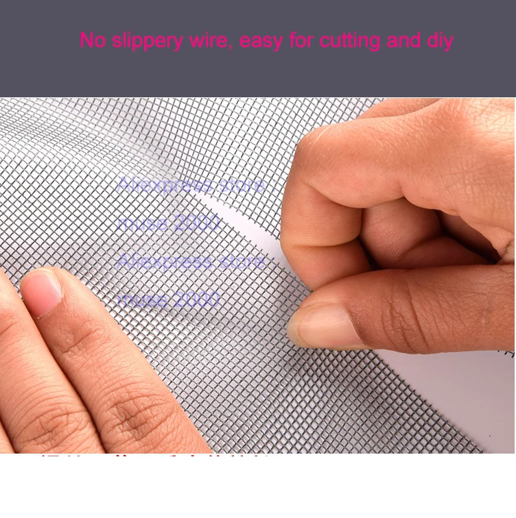 Окна из стекловолокна защитная сетка fliter ширина 1 метр Невидимая от комаров сплав