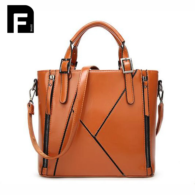 2017 Women Handbags Ladies Leather Commuter Office Tote Bag High