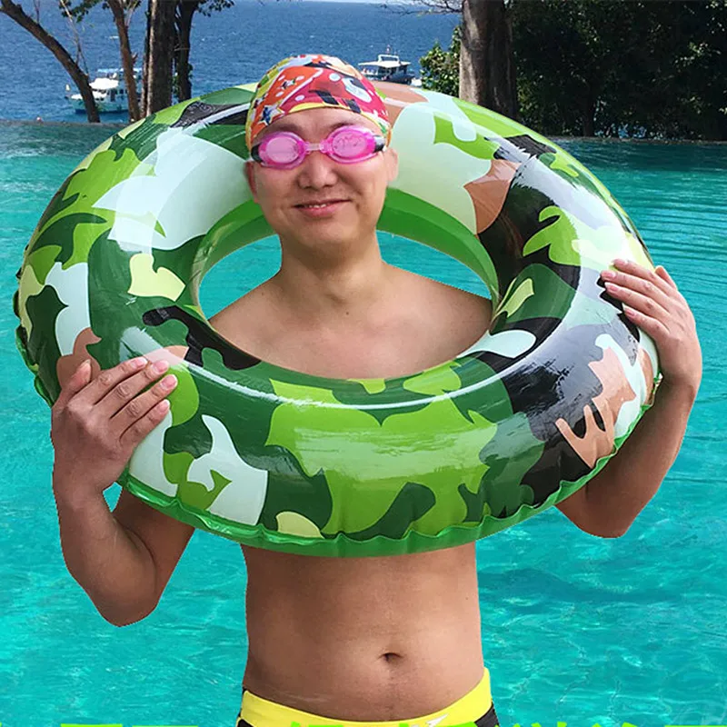 CamouflageSwimmingRingInflatableFloatspoolSwimmingFloatForAdultchildrenFloats