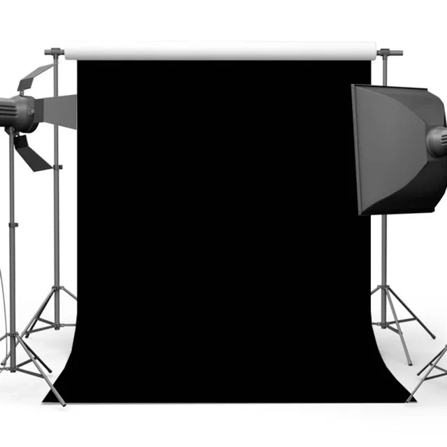 Vinyl Solid Color Black Background for Photography Portrait Photo Backdrop Booth Studio Props Vinyl Solid Color Black Background for Photography Portrait Photo Backdrop Booth Studio Props