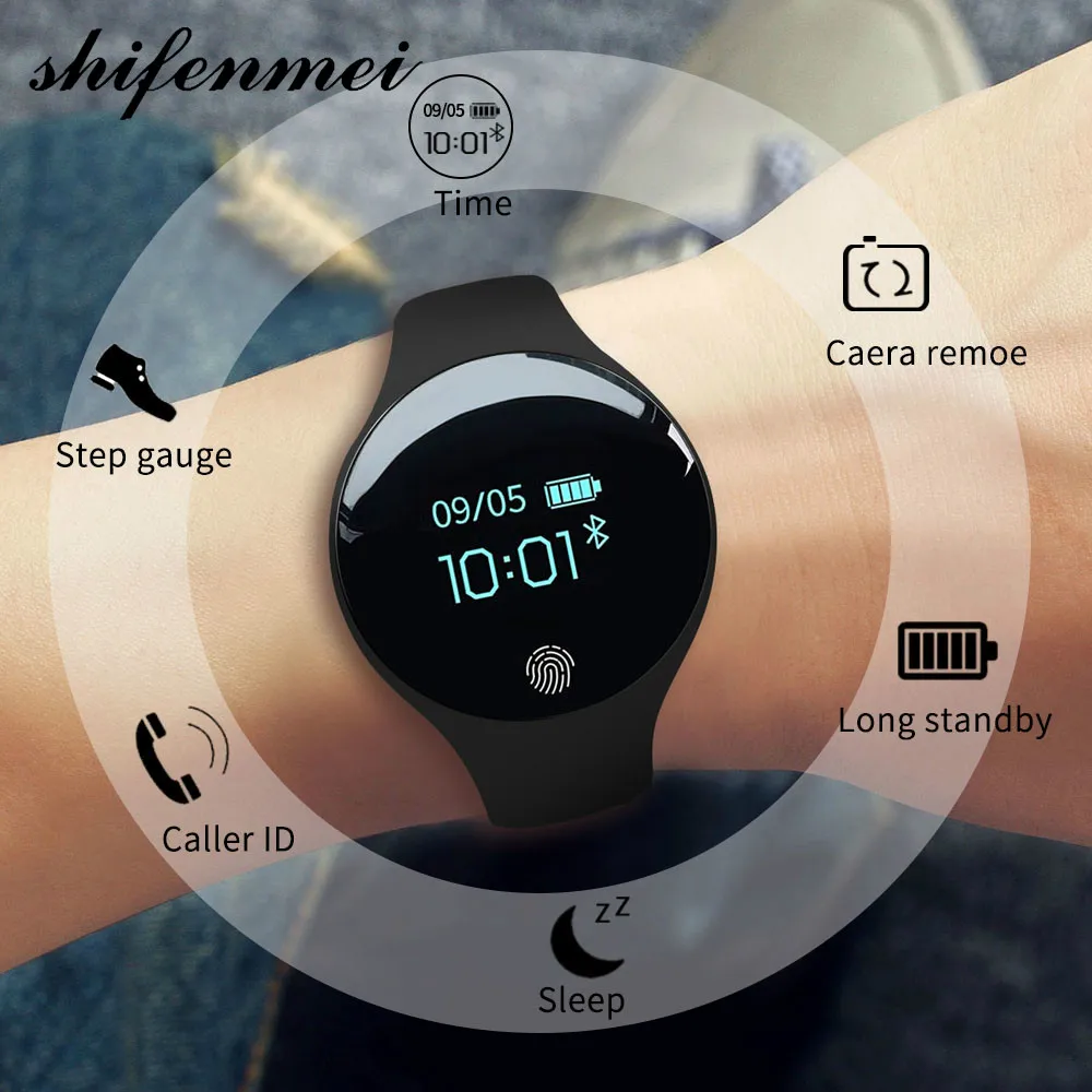 

Band Bluetooth Smart Watch for IOS Android Men Women Sport Intelligent Pedometer Fitness Bracelet Watches for iPhone Clock Men