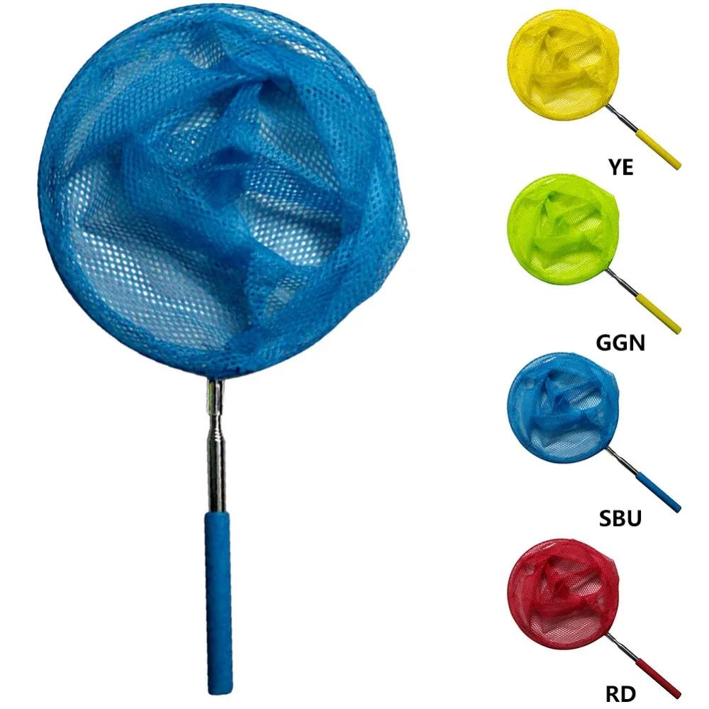 

1 Piece Colorful Kids Telescopic Butterfly Net Extendable 34 Inches and Anti Slip Grip Perfect for Catching Bugs Insect