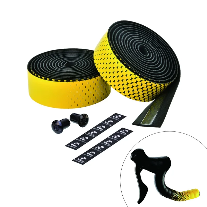 Ciclovation Advanced Bar Tape With Leather Touch Road Cycling Handlebar Tape Gel Bicycle Bar