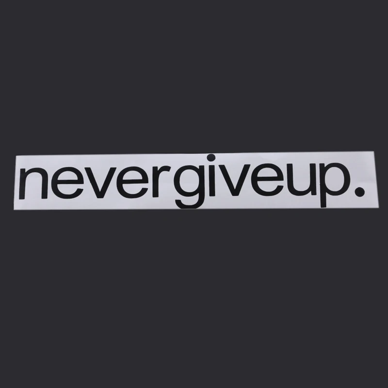 Творческий "Never Give Up", съемные стенки Стикеры Наклейка Цитата Арт Декор с вдохновляющей фразой английский настенные наклейки слова для детей