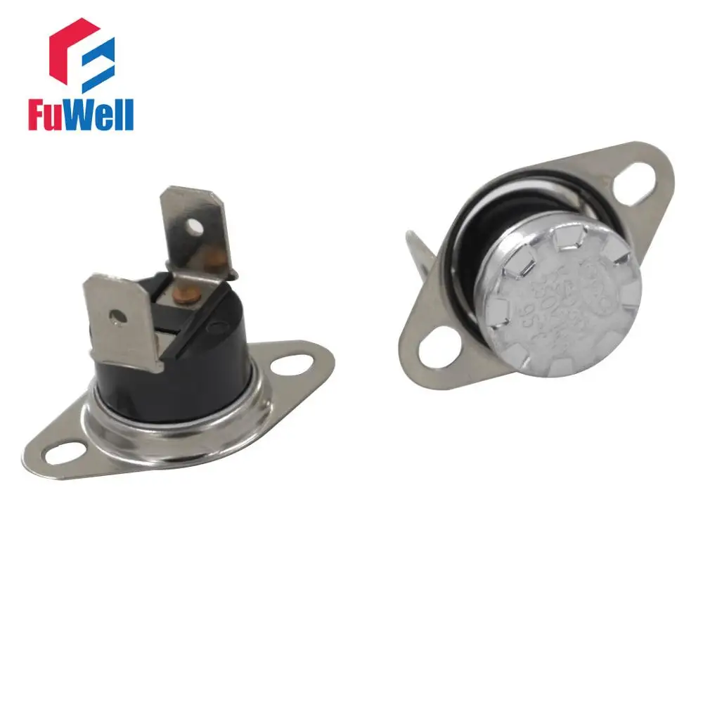 

(Normal Close NC) KSD301 10-65 degrees Celsius 10-65 C Temperature Controlled Switch Thermostat 250V 10A Corner Angle