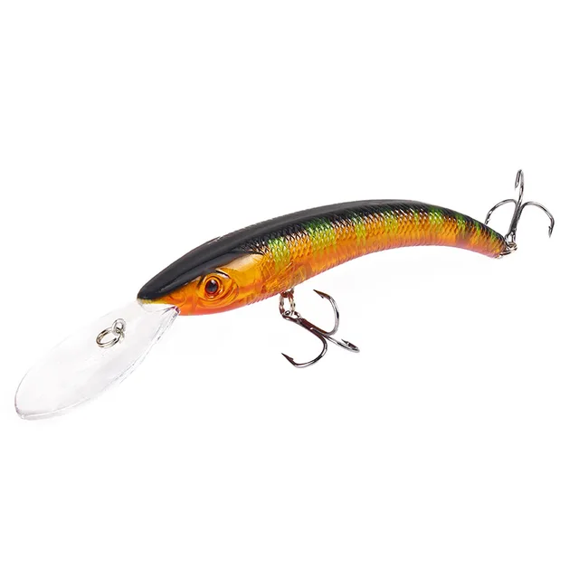 New 1 PCS 15.5cm / 16.3g Wobbler Fishing Lure Big Crank Bait Minnow Bass Trolling Artificial Bait Pike Carp Lures Fishing 02