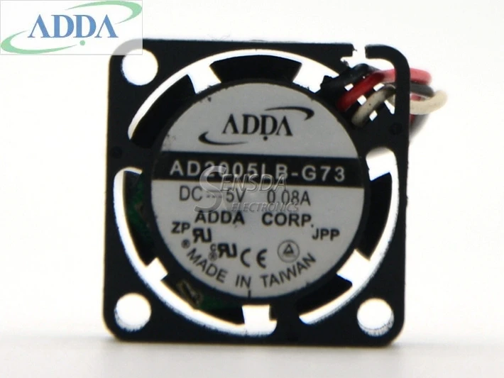 Для ADDA AD2005LB-G73 20x20x10 мм 2 см 20 DC5V 0.08A сервер охлаждения вентилятора 3 провода |