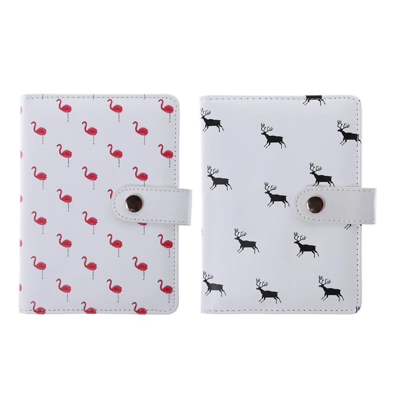 

Flamingo Deer Notebook Diary Note Book Leather Cover Daily Planner Stationery